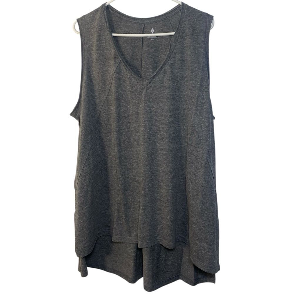 FP Movement by Free People Charcoal Tank Top